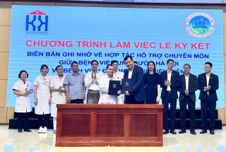 LỄ KÝ KẾT HỢP TÁC GIỮA BỆNH VIỆN UNG BƯỚU HÀ NỘI VÀ BỆNH VIỆN ĐA KHOA TỈNH ĐIỆN BIÊN